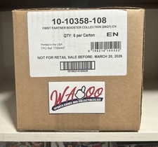 Pokemon TCG: First Partner Illustration Series 1 Collection 6x Box Sealed Case