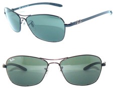 OCCHIALI DA SOLE RAY BAN VERDE NERO RB 8302 CARBON PILOT 8301 TECH 3362 RX CARAVAN