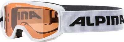 ALPINA PINEY Skibrille Kinder UV Schutz White Schneebrille Kinderbrille Brille