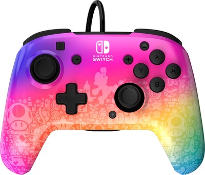 PDP LLC REMATCH Kabelgebundener Controller STAR SPECTRUM für Nintendo Switch