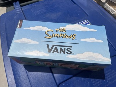 The Simpsons Vans Slip On Homer Bart Limited Edition Sneaker Shoes Mens 11