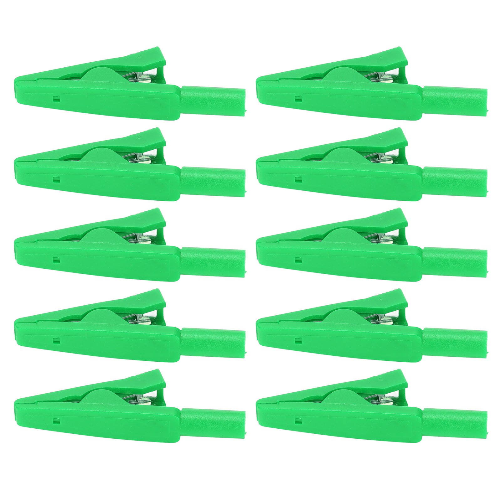10PCS/Set Safety Clip 2mm Banana Jack Rear Testing Clamp Pure Copper For Power R
