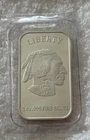 Liberty Silver Bar _ 1 oz .999 Fine _ Indian / Bison