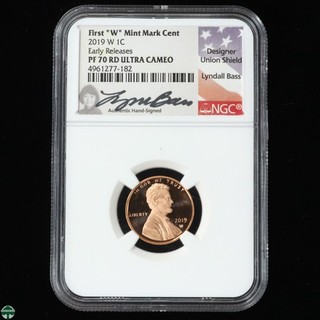 Westpoint 2019 W Lincoln Shield Cent Proof NGC PF 70 ULTRA CAMEO Signature Ser