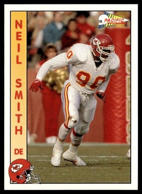 1992 Pacific Neil Smith Kansas City Chiefs #142