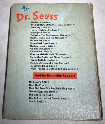 On Beyond Zebra Dr. Seuss First Edition 1955 Rare Discontinued