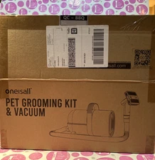 Dog & Cat Pet Hair Grooming Vacuum w/7 Pet Kit Trimmer 1.5L Capacity "oneisall"