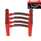 4Pcs Roll Bar Grab Handles Grip Handle for Jeep Wrangler CJ YJ TJ JK JK JL (Red)