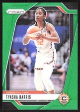 2590G 2024 Panini Prizm WNBA #102 Tyasha Harris Green Prizms