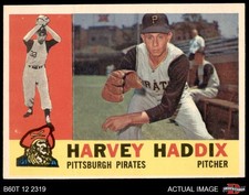 1960 Topps #340 Harvey Haddix Pirates 7 - NM