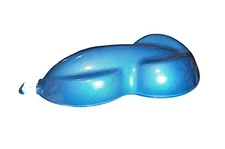 1671 Gloss Light Blue Met Single Stage Acrylic Enamel Paint 2 Quart (Paint Only)