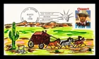 US COVER STAGECOACH CLASSIC MOVIES FDC HAND COLORED RJG ROPEX WOMEN ON STAMPS