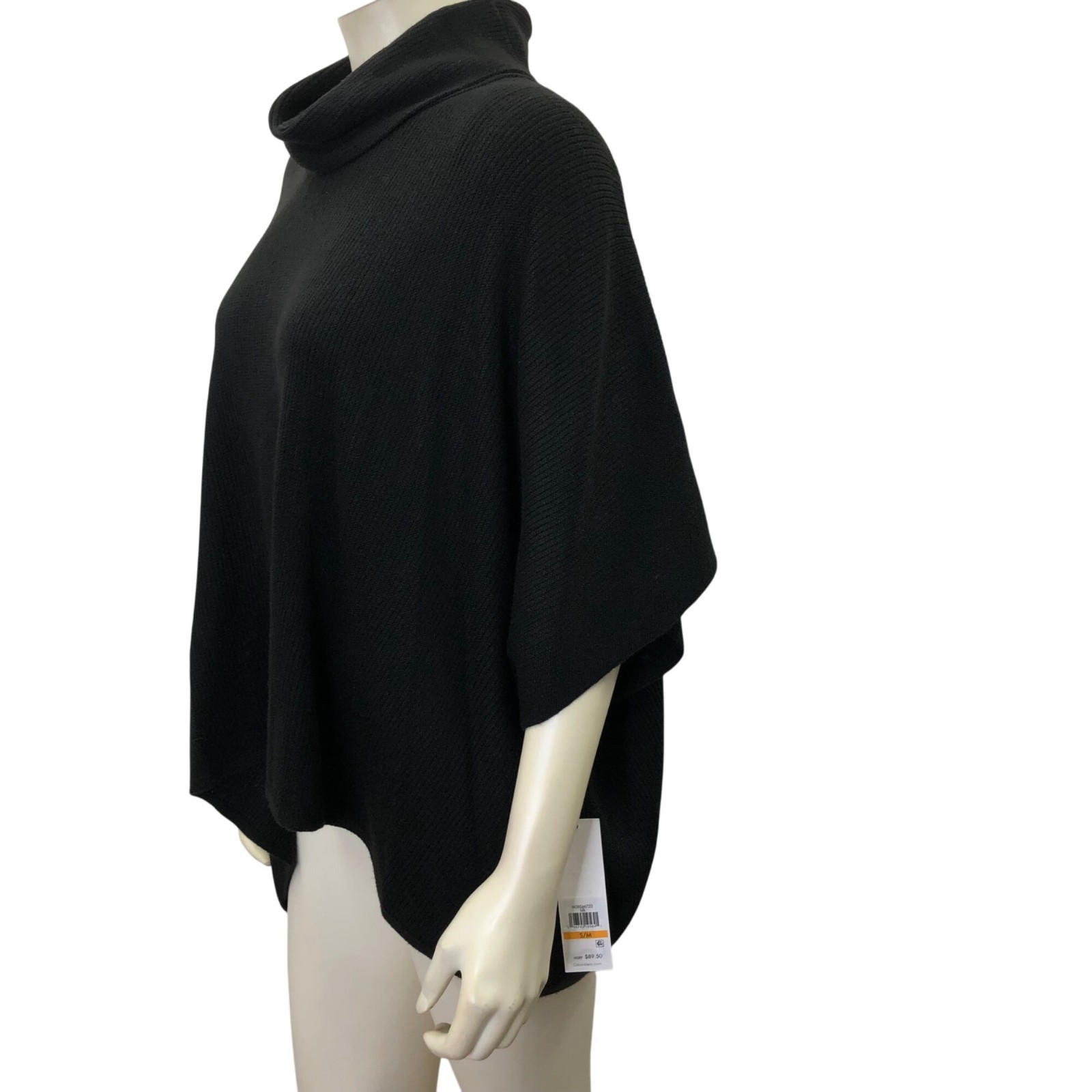 Calvin Klein $89 Asymmetrical poncho sweater S/M NWT thumbnail 6