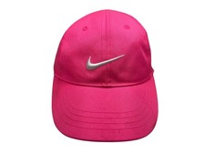 NIKE Bright Hot Neon Pink SWOOSH GOLF HAT Course Gym Running Beach TODDLER Baby