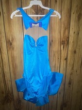 Art Stone 26473 Rich Girl Blue Jazz Dance Costume Adult Medium Open Back