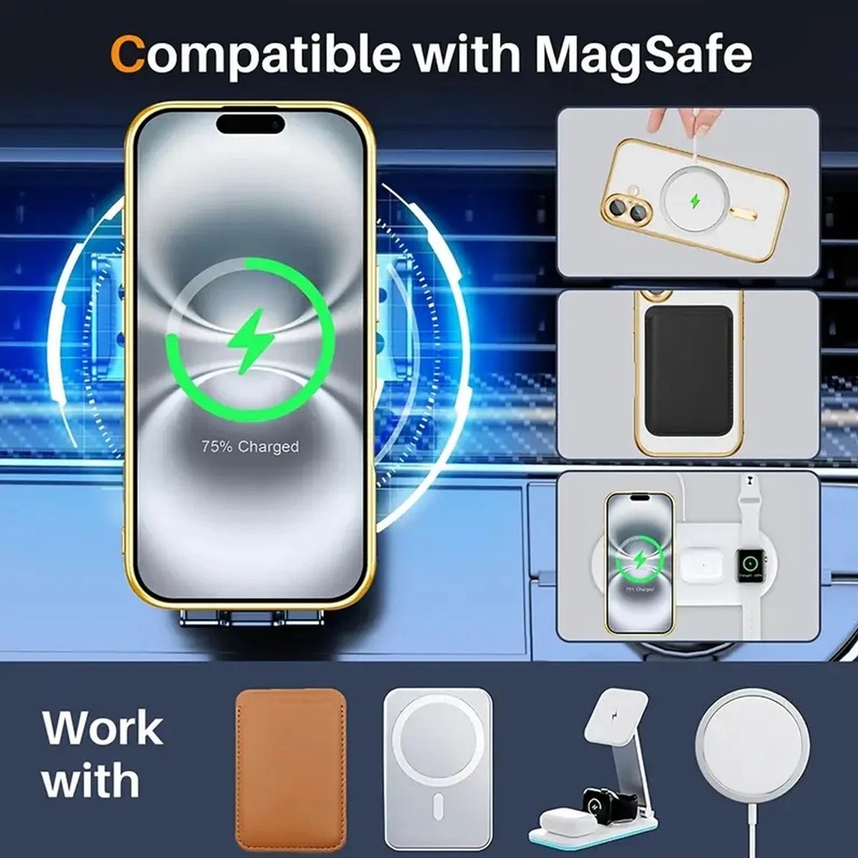 For iPhone 17 Air 16 15 14 13 12 11 Pro Max Case Magnetic Camera Lens ...