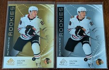 2025-26 UD SP Game Used - Colton Dach RC #AR-CD x 2 (Gold 097/149, Base)