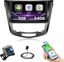 Hikity Android 13 Car Stereo for Nissan Qashqai X-Trail Rogue 10.1 Touch Screen
