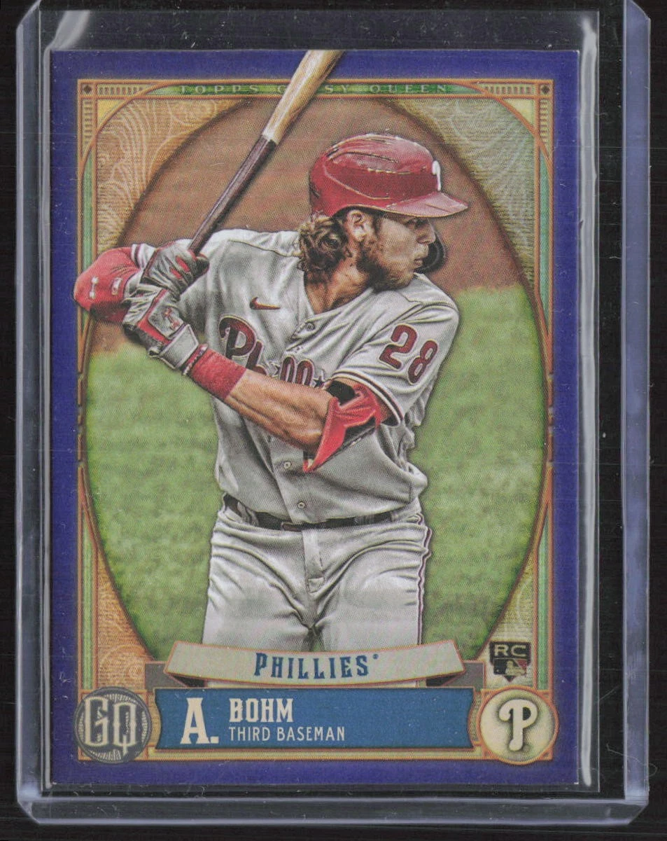 2021 Topps Gypsy Queen #57 Alec Bohm Indigo #/250