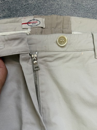PRADA Milano Beige Cotton Chino Trousers Size 46 IT Women's Designer Pants - Afbeelding 7 van 21