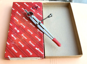 STARRETT No. 83B-6 Spring-Type Dividers W/Flat Legs;  6.0” Size & Capacity. USA!