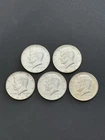 5 Kennedy Lot 1968 - 1970 Half Dollars Silver 40% 50C Halves