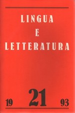 Lingua e letteratura. Anno XI, Numero 21, Autunno 1993 - AA.VV. (I.U.L.M.)