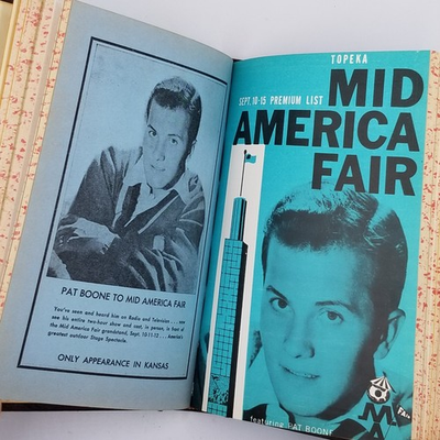 #ad Mid America Fair Archive 1959 1961 Vintage Kansas Bound Ephemera $36.00