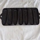 RESTORED Wagner Ware Sidney-O Krusty Korn Kobs Junior Cast Iron Corn Stick Pan