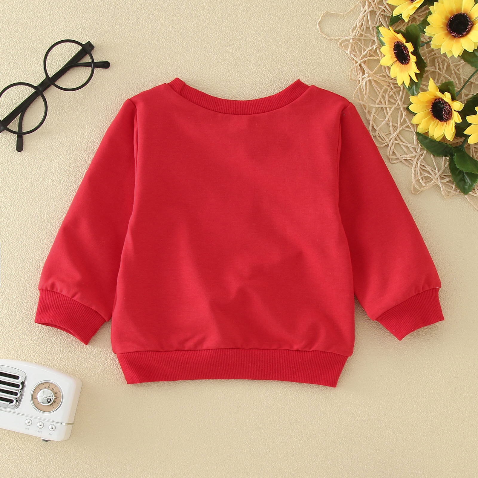 Infant Babys Boys Girls Winter Long Sleeve Tops Sweatshirt Clothes