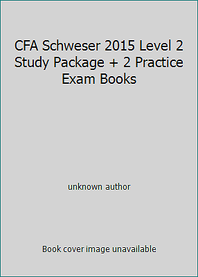CFA Schweser 2015 Level 2 Study Package + 2 Practice Exam Books-image