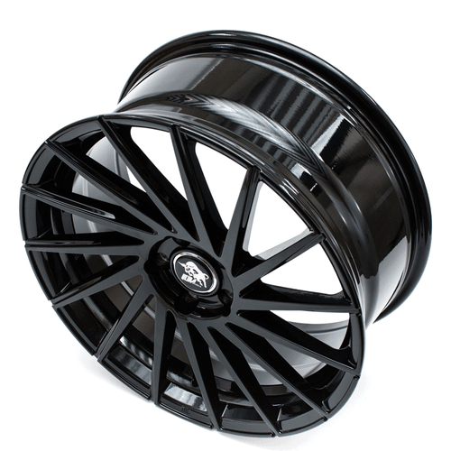 18 Zoll UX9 Alufelgen 8x18 5x112 ET35 schwarz glänzend für Seat - Bild 2 von 8