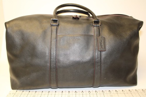 Coach New York B2157 F78129 Trekker 52 Large Leather Carry On Duffle Travel Bag - Picture 6 of 24