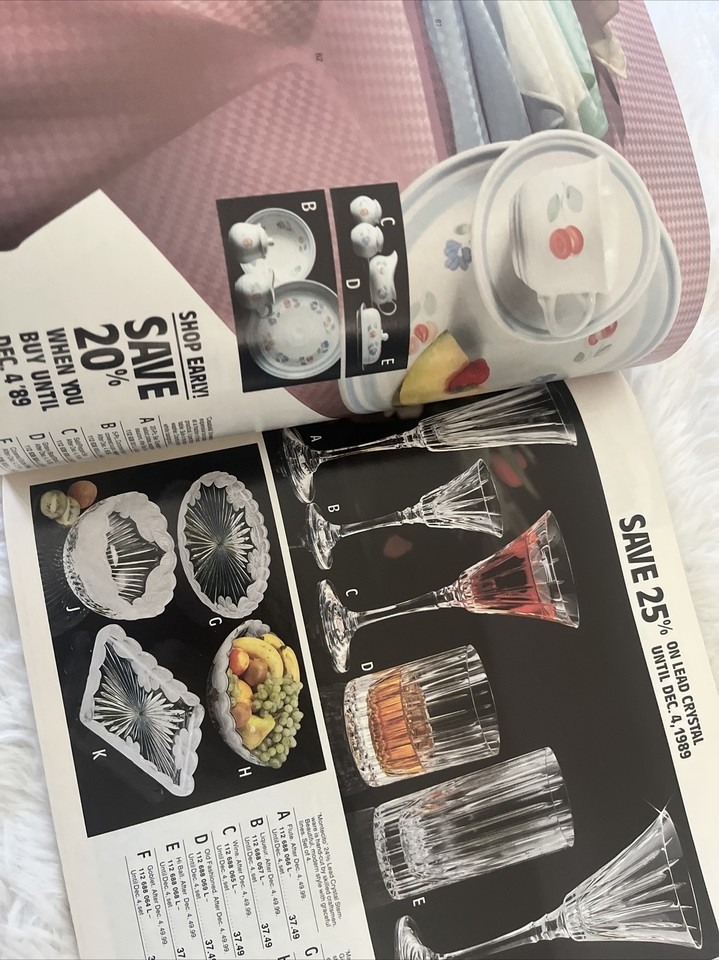 Vintage Sears 1989 Decor Bedding Cameras Video Televisions Electronics