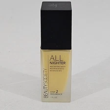 Beauty Society All Nighter Age Defying Night Resurfacing Serum Advanced BTX 1oz