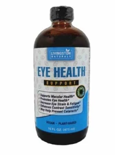 EYE HEALTH Support, By Livingston Natural Herbal Labs, Plant-Based. 16 oz.
