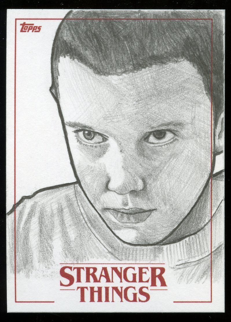 K-POP・アジア Topps STRANGER THINGS sketch card 2018 Topps Stranger Things Artist Sketch Card 