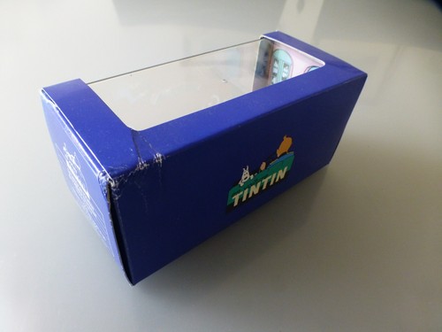 TINTIN HERGE MODEL CAR ATLAS #26 LANCIA AURELIA RED CALCULUS AFFAIR 1/43 SCALE - Picture 21 of 24