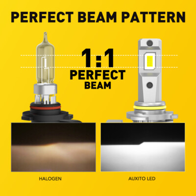 4-Pack 9005/9006 LED Headlight Bulbs Combo Kit - 72,000LM Ultra Bright, 6500K Xenon White, CANbus Ready