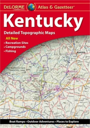 Delorme Atlas & Gazetteer: Kentucky (Paperback or Softback) - Picture 1 of 1