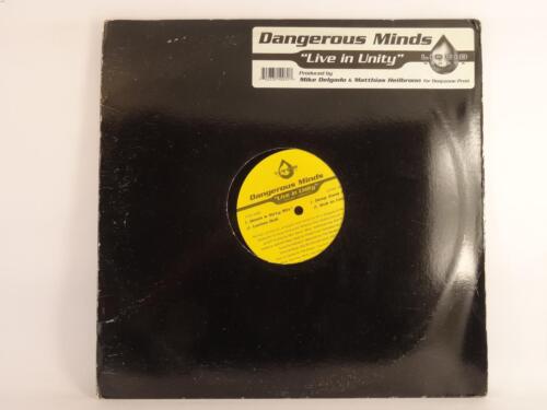 DANGEROUS MINDS LIVE IN UNITY (325) 4 Track 12" Single Company Sleeve - Picture 1 of 7