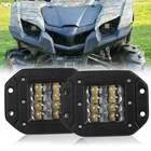 Fit 07-15 Yamaha Grizzly 700/550 Spot Headlight LED Light Pods Upgrade Kit