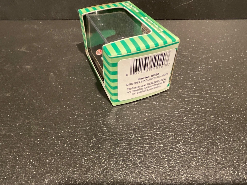 Model Power Minis #19020 1:87 Scale Mercedes Benz CLK Coupe Black - Image 2 of 2
