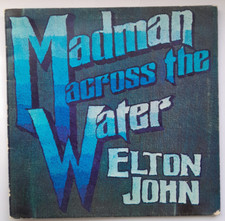 Elton John - Madman Across The Water - LP -G/F - Booklet - Trans Red Vinyl* - VG