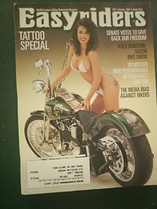 Easyriders 1995 October Custom American Motorcycles Tatoo Special 