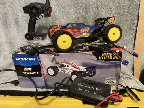 LOSI RTR 1/14 Mini 8IGHT-T 4WD Truggy.AVC/Dynamite/Spektrum/HI-Tec charger.eight - Picture 1 of 15
