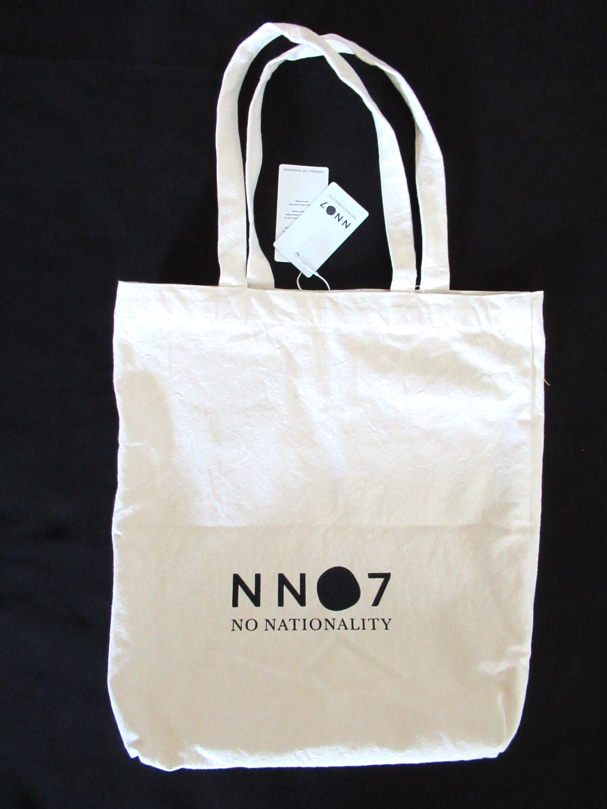 NO NATIONALITY NN07 cotton Canvas Tote Bag NWT purse 14