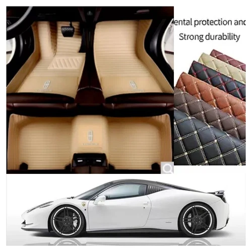 For Lincoln Car Floor Mats Front Rear Carpets Cargo Liner Fit All Weather Mats - Imagen 9 de 36