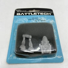 Vintage Ral Partha Battletech Miniatures 20-862 STK-3F Stalker Blue Card