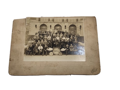 Antique Photo Roosevelt Jr High Germantown PA Band 1930s